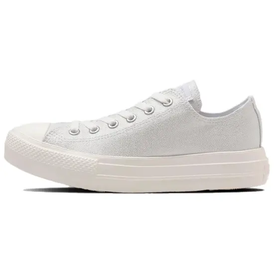 Converse All Star Light Skateboard Shoes Women's Low-Top Silver