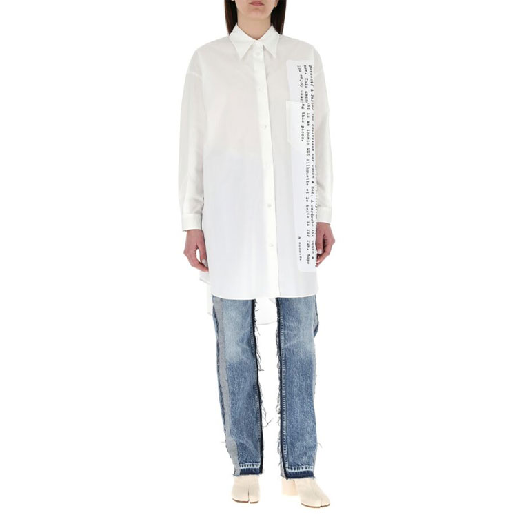 Женские штаны Maison Margiela (синие) — фото 4
