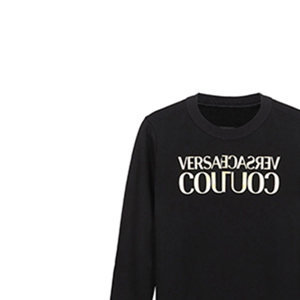 Женское худи Versace JEANS COUTURE (черное) — фото 5