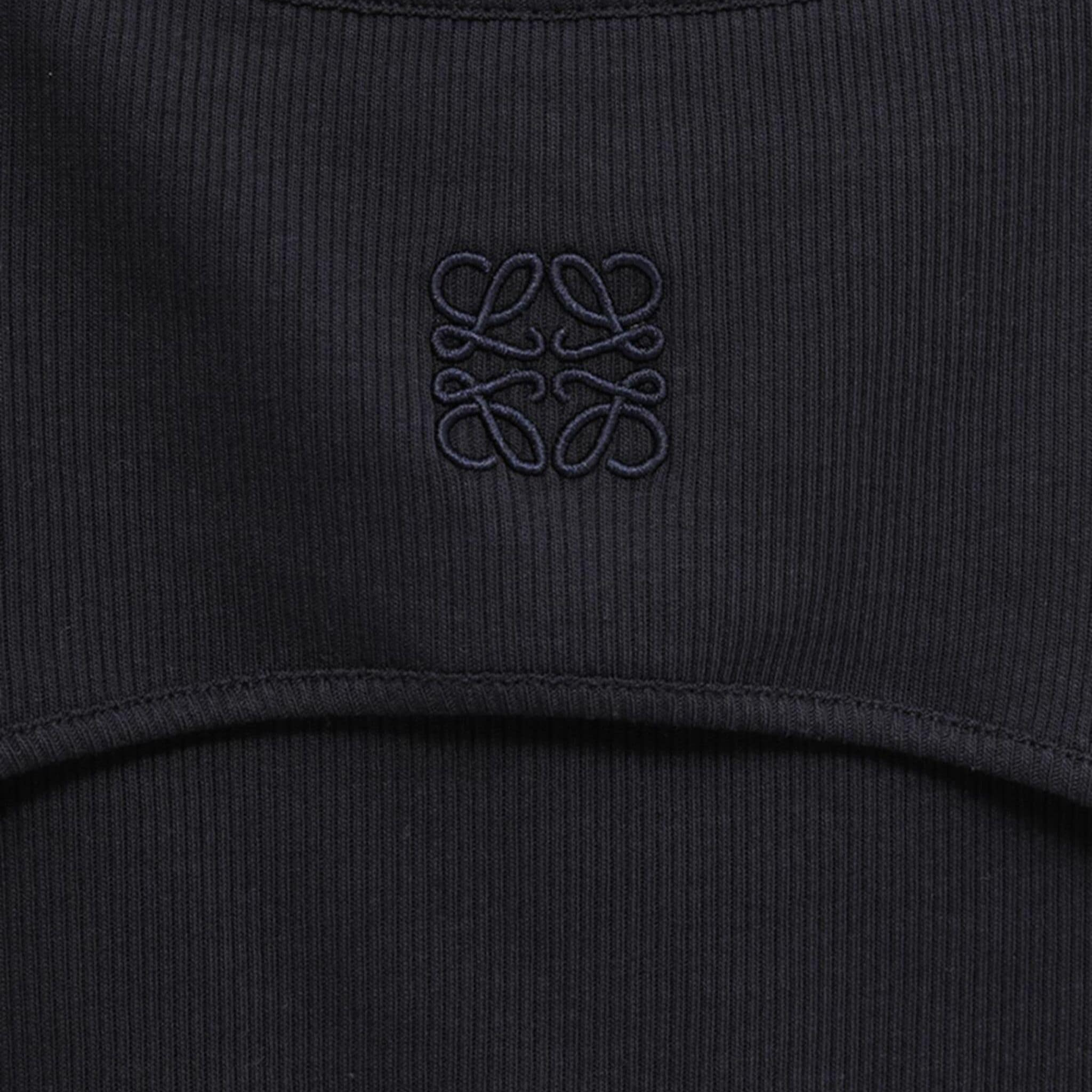 Женский топ LOEWE SS24 Logo (темно-синий) — фото 5