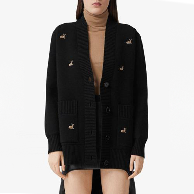 Кардиган Burberry (черный) — фото 4
