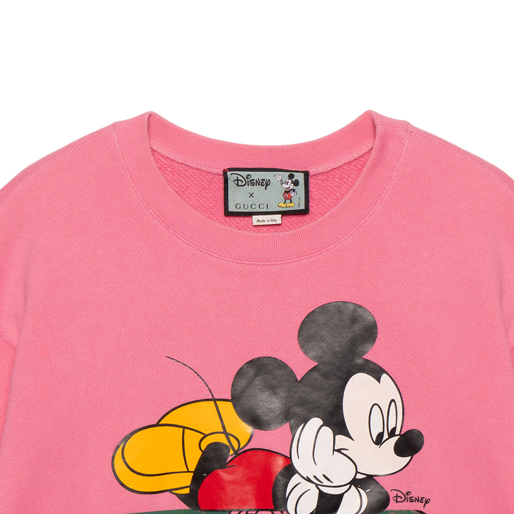 Женское худи Gucci x Disney (розовое) — фото 6