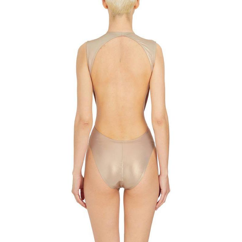 Женское боди RICK OWENS/RO (розовое) — фото 3