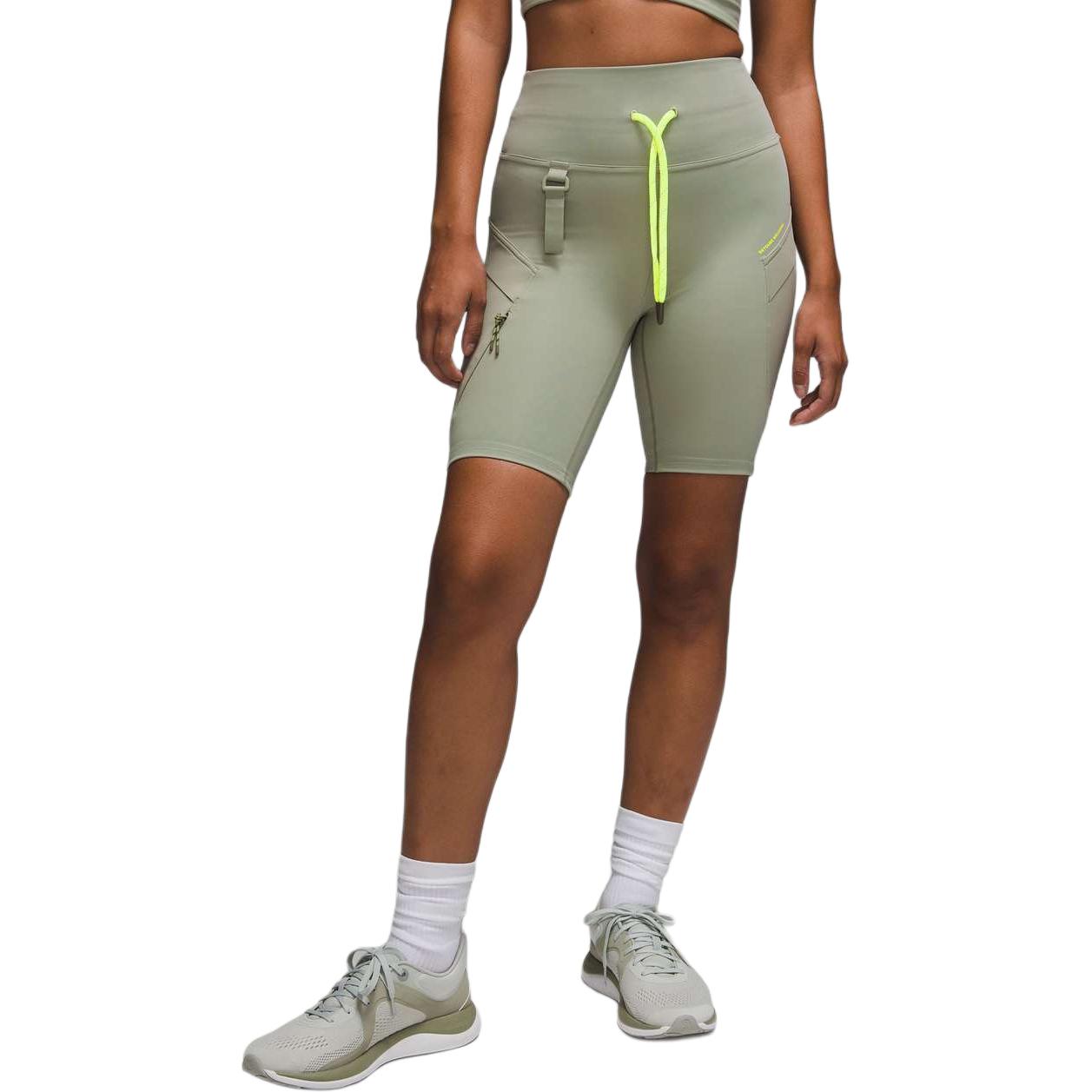 Lululemon Sports Shorts Women’s Laurel Rock Gray Green/Laurel Crown Green/LRLG Moderate Tight Pants