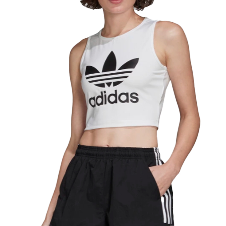 Женские футболка adidas originals (белые) — фото 3
