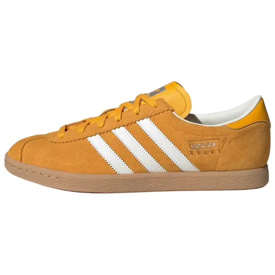 Adidas Originals Stadt Anti Slip Wear Resistant Low Top Skateboard Shoes Unisex Yellow
