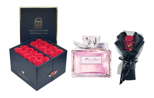 DIOR Floral Sweetheart Rose Double Door Box