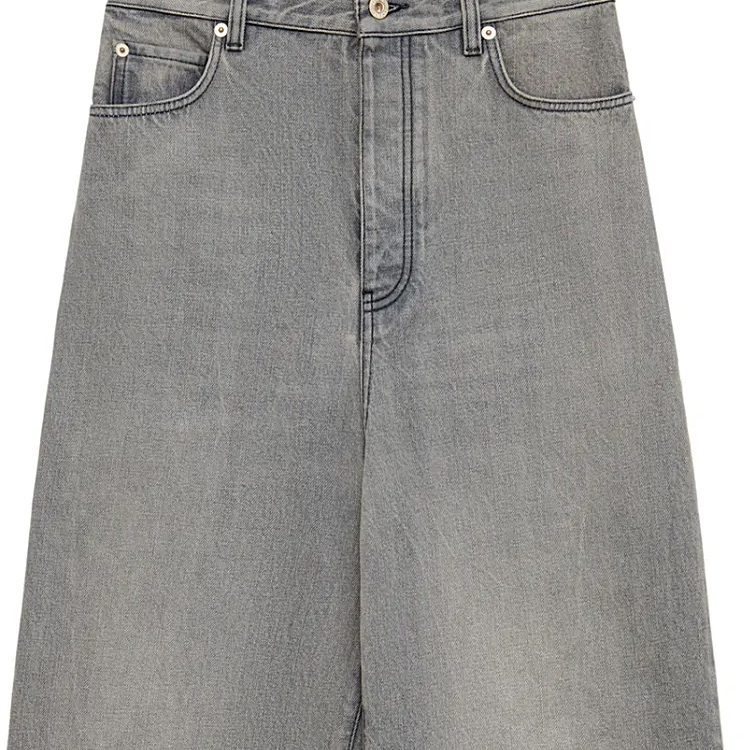 Женские jeans LOEWE SS24 (серые) — фото 2