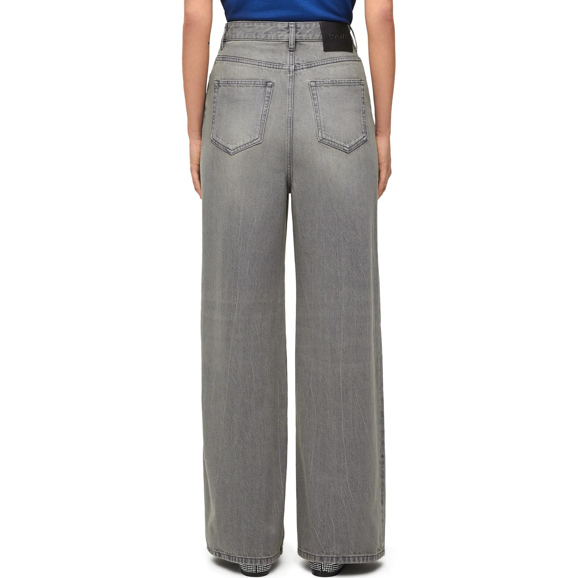 Женские jeans LOEWE SS24 (серые) — фото 6