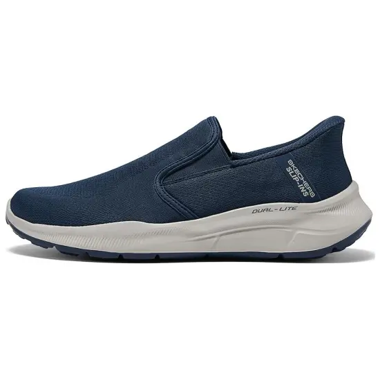 Skechers Anti-Slip Wear-Resistant Low-Top Casual Shoes Men's Blue