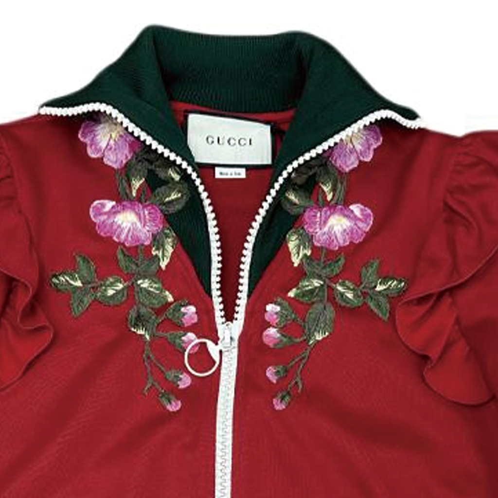 Женская куртка Gucci (красная) — фото 4