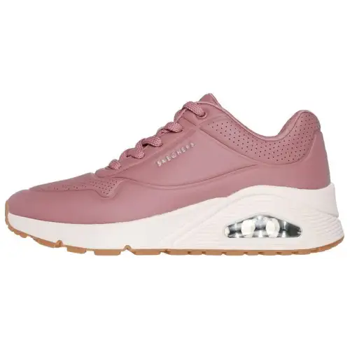 Skechers Uno Abrasion Resistant Low top Casual Shoes Women's Pink