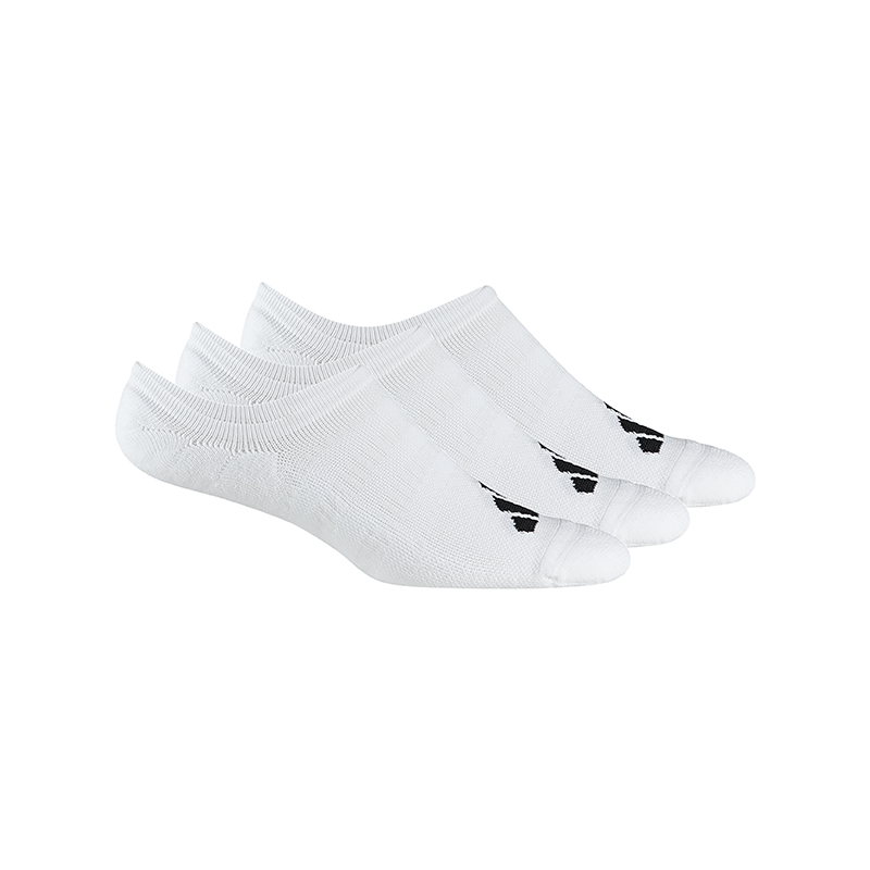 Adidas No Show Socks Men’s White 6 Pack