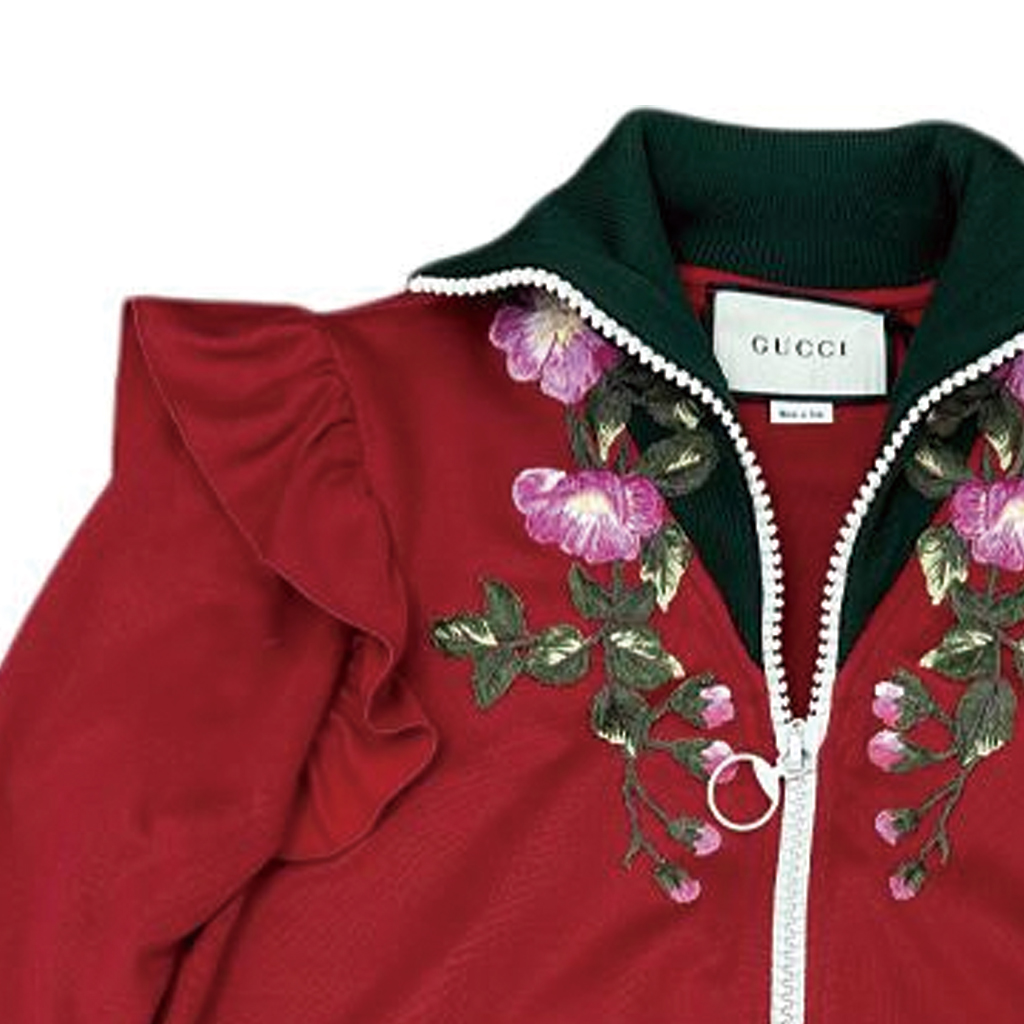 Женская куртка Gucci (красная) — фото 5