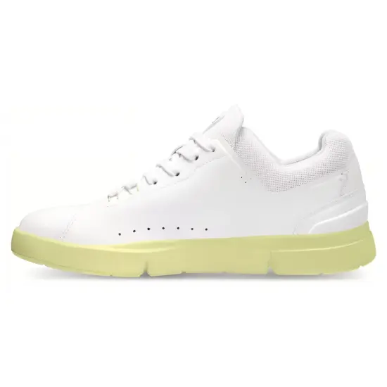 On The Roger Advantage Cushioning Wear-Resistant Low-Top Running Shoes Men's White Green