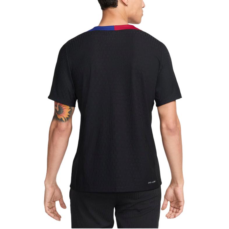 Nike Dri FIT ADV FW24 Strike Elite Soccer Jersey Men’s Black/Noble Red/Dark Royal Blue/Light Oregon Woody Brown
