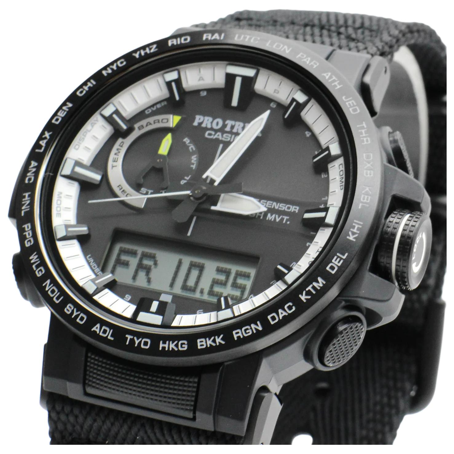 Мужские часы Casio PRO TREK (черные) — фото 5