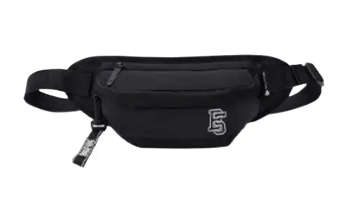 Li Ning Polyester Sling Bag, Fanny Pack Regular Unisex Black