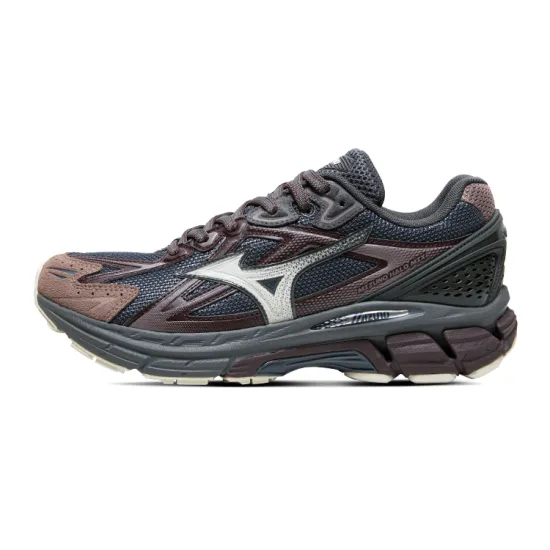 Mizuno Halo Mi Anti Slip Wear Resistant Low Top Running Shoes Unisex Dark Gray/Dark Blue/Dark Purple