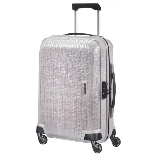 SAMSONITE Polypropylene Pp Luggage Suitcase For Air Travel 20 Inch, 25 Inch, 28 Inch Unisex Pearl White