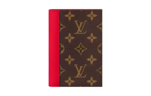 LOUIS VUITTON Passport Cover Colormania Red