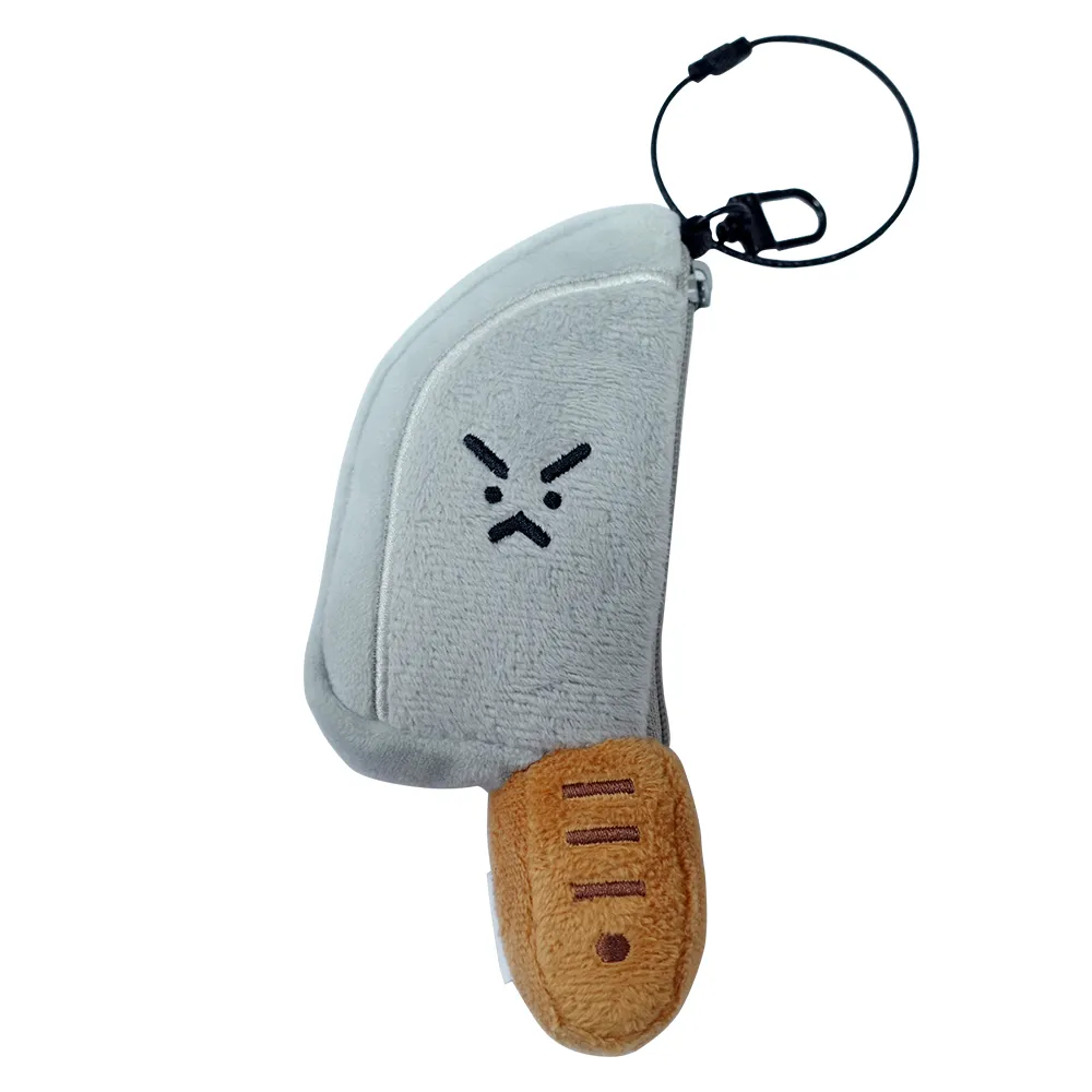 Mounrain Small Knife Earphone Case Charm Dolls Plush Charm 14cm Height