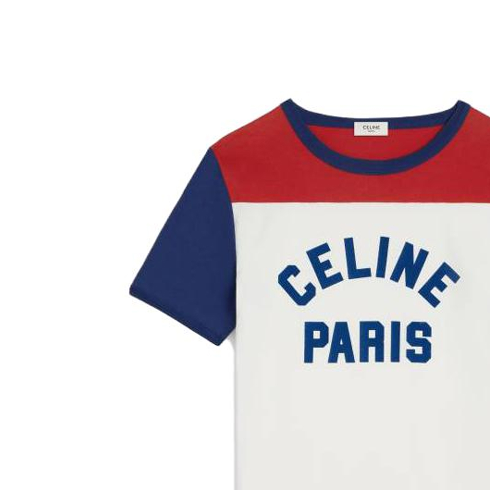 Женская футболка CELINE T (бело-черная) — фото 3