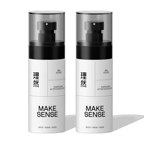 Spray aftershave, moisturizing soothing cleansing milk, oil sheen control