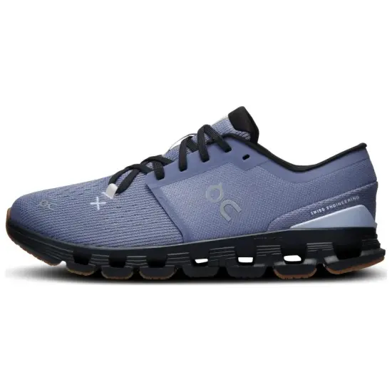 On Cloud X 4 Anti Slip Wear Resistant Low Top Training Shoes Women's Blue