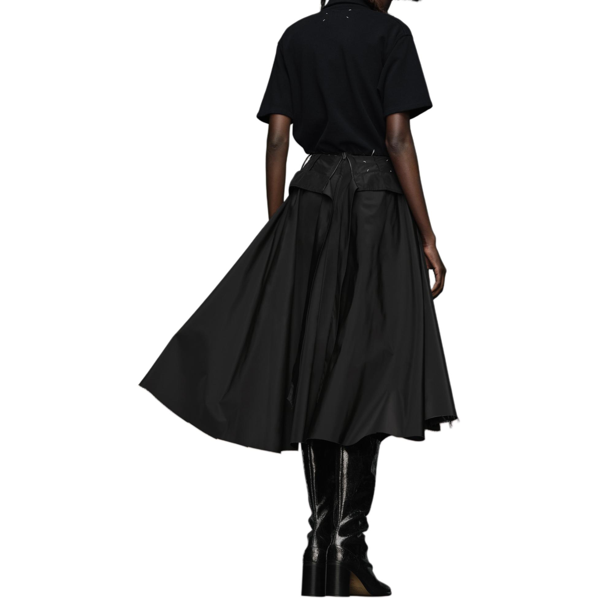 Женская юбка Maison Margiela FW24 (черная) — фото 4