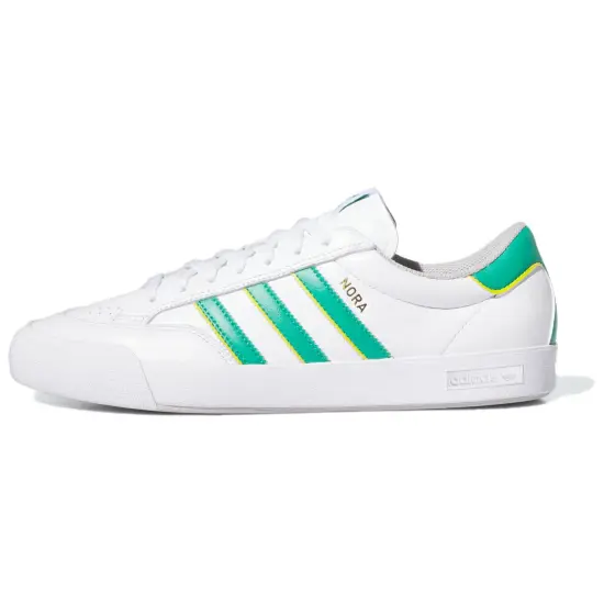 Nora Adidas Originals 'White Court Green Yellow'