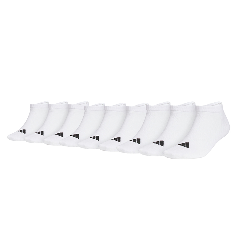 Adidas Ankle Socks Unisex 9 Double Loads White
