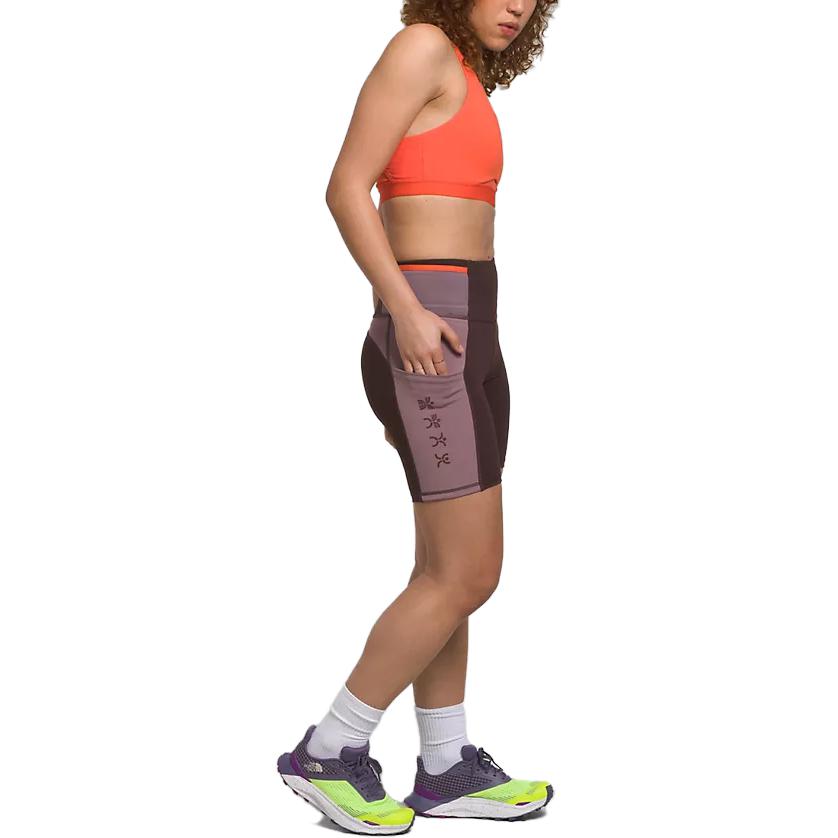 THE NORTH FACE Sports Shorts Women’s Brown Moderate Tight Pants