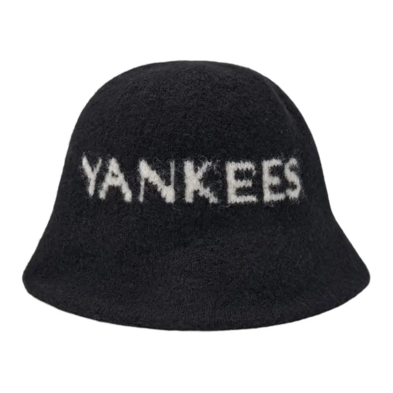 MLB Nylon Wool Bucket Hats Women's Black