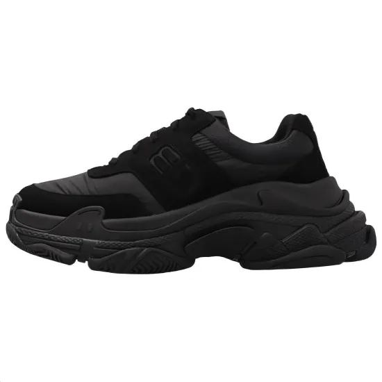 Balenciaga Triple S Low Top Chunky Sneakers Women's Black