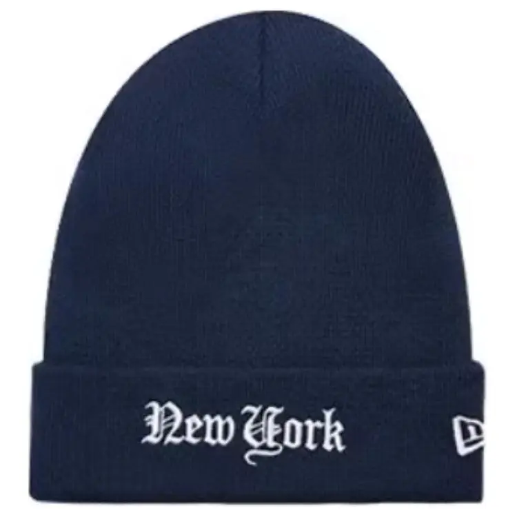 New Era Acrylic Beanies Unisex Navy Blue