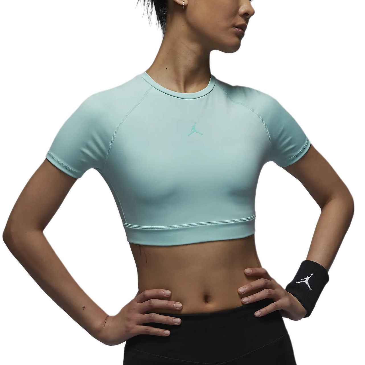 Jordan Sport Workout Clothing Women’s Light Dew Green/Sapphire Green