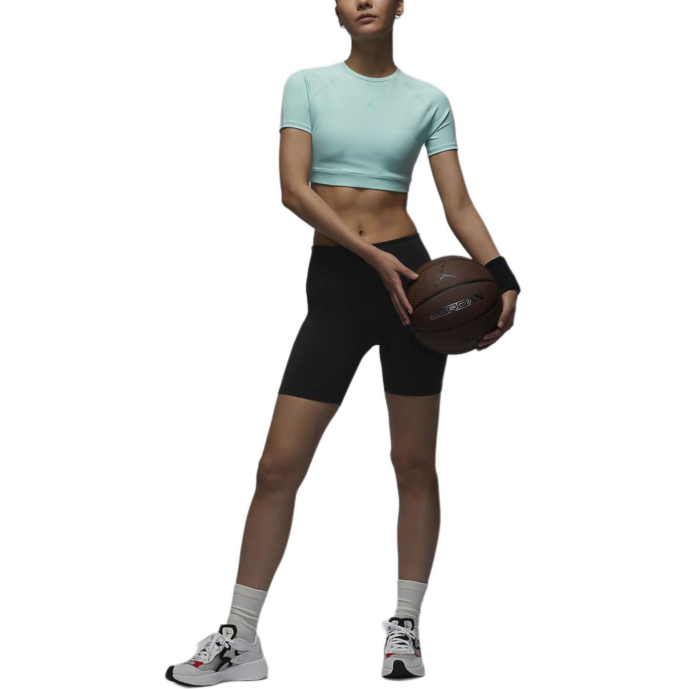 Jordan Sport Workout Clothing Women’s Light Dew Green/Sapphire Green