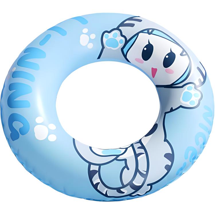 Li Ning, durable hermetic travel blue swimming ring PVC, increased thickness