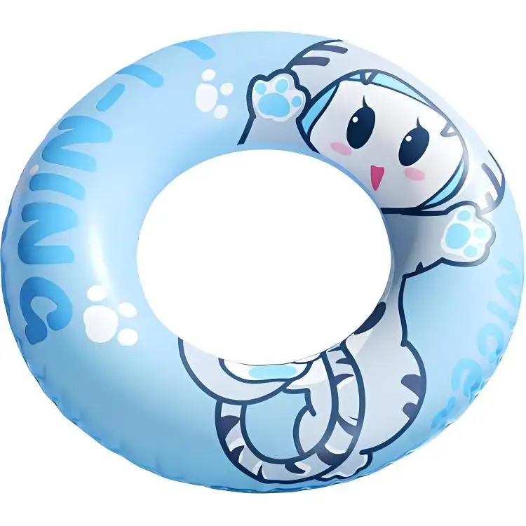 Li Ning, durable hermetic travel blue swimming ring PVC, increased thickness