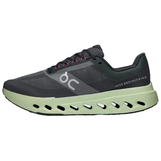On Cloudsurfer Anti Slip Wear Resistant Low Top Running Shoes Men's Black Green