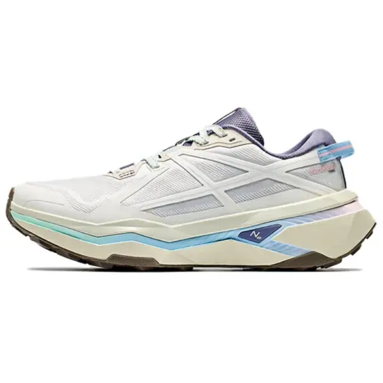 ANTA Falcon Hunting Running Shoes Women's Low-Top Beige Purple
