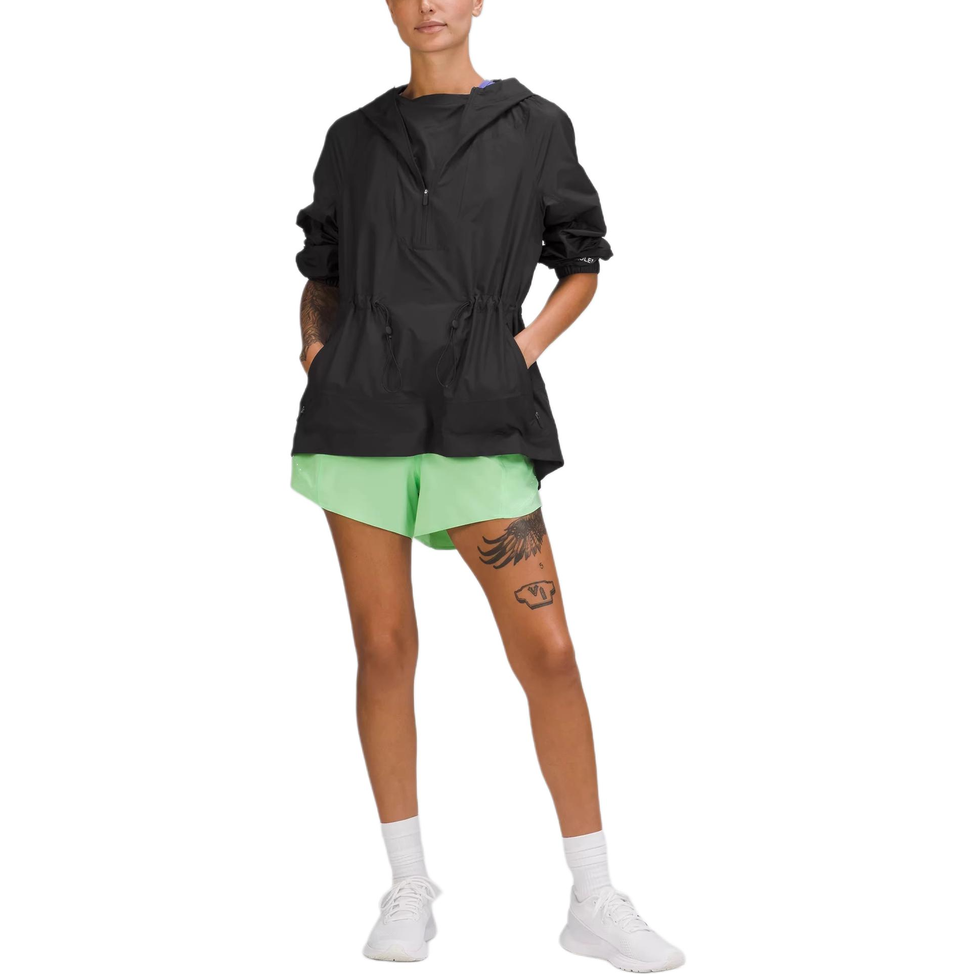 Lululemon Running Jackets Women’s Black Hooded Moderate Other