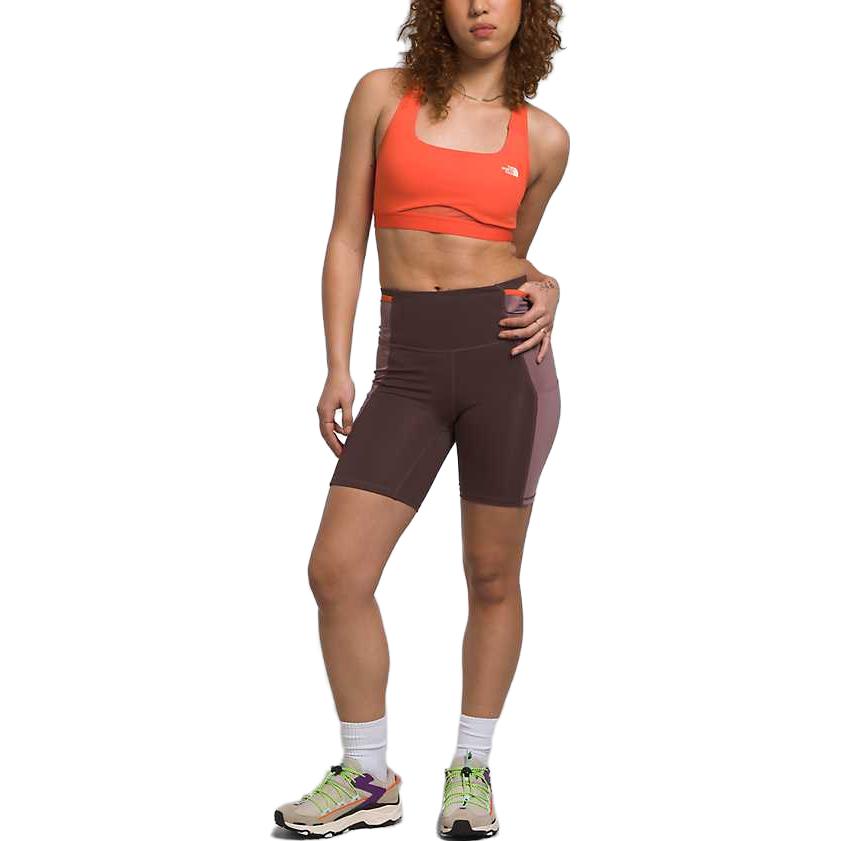 THE NORTH FACE Sports Shorts Women’s Brown Moderate Tight Pants
