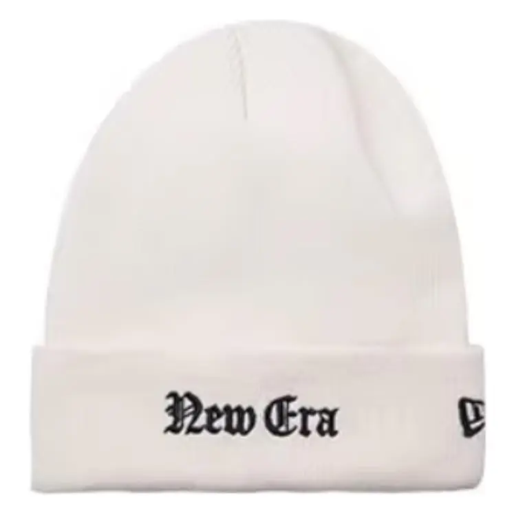 New Era Acrylic Beanies Unisex White