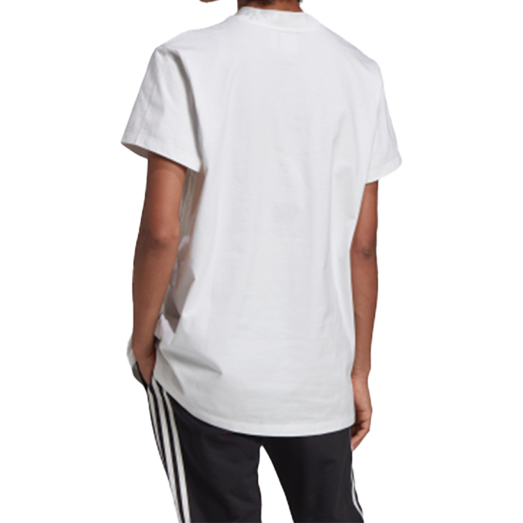 Женская футболка adidas Originals Big Trefoil Tee (белая) — фото 4
