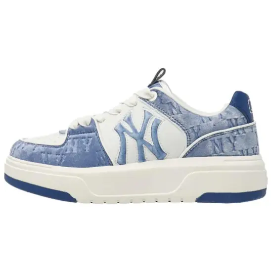 MLB Chunky Liner Skateboard Shoes Unisex Low-Top Blue