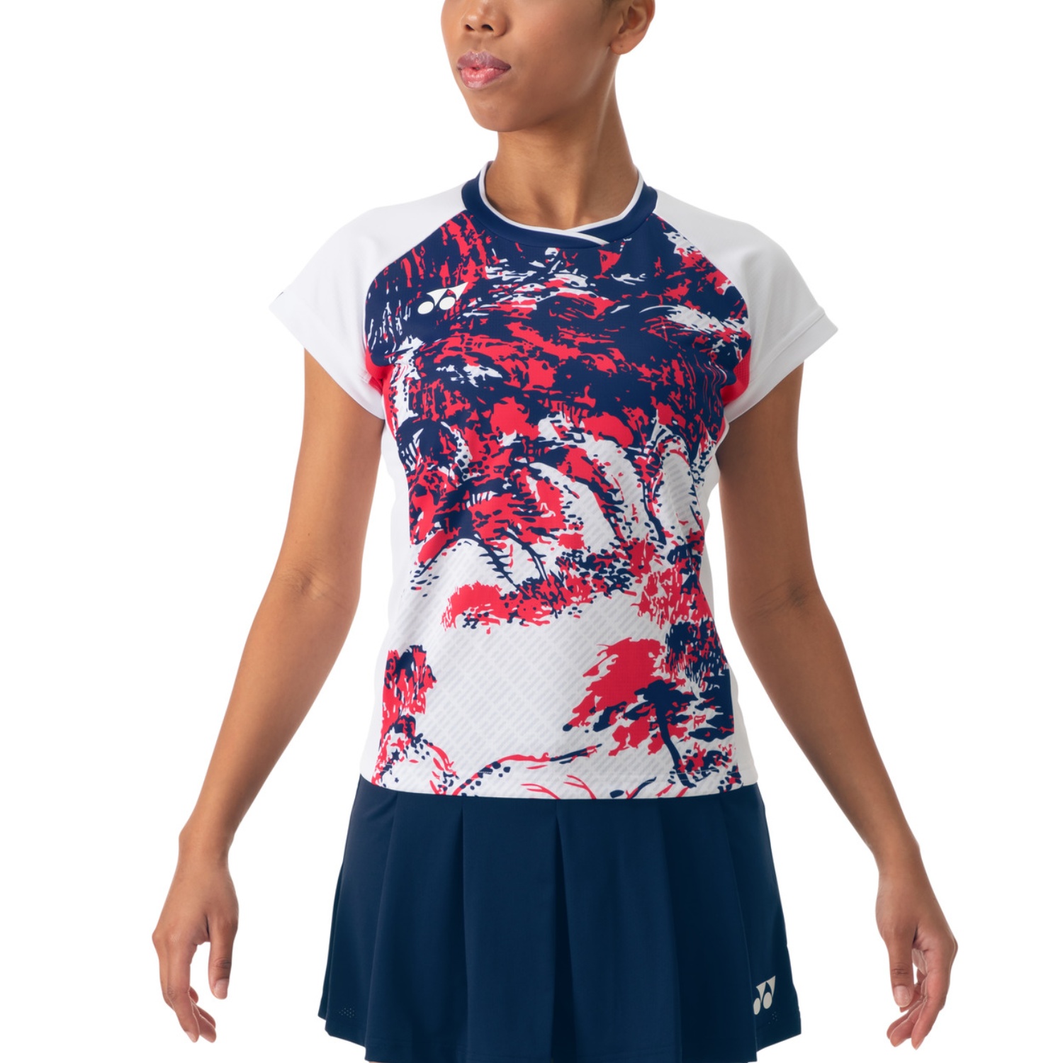 YONEX Badminton Olympic Collection SS24 Badminton Jersey Women’s White