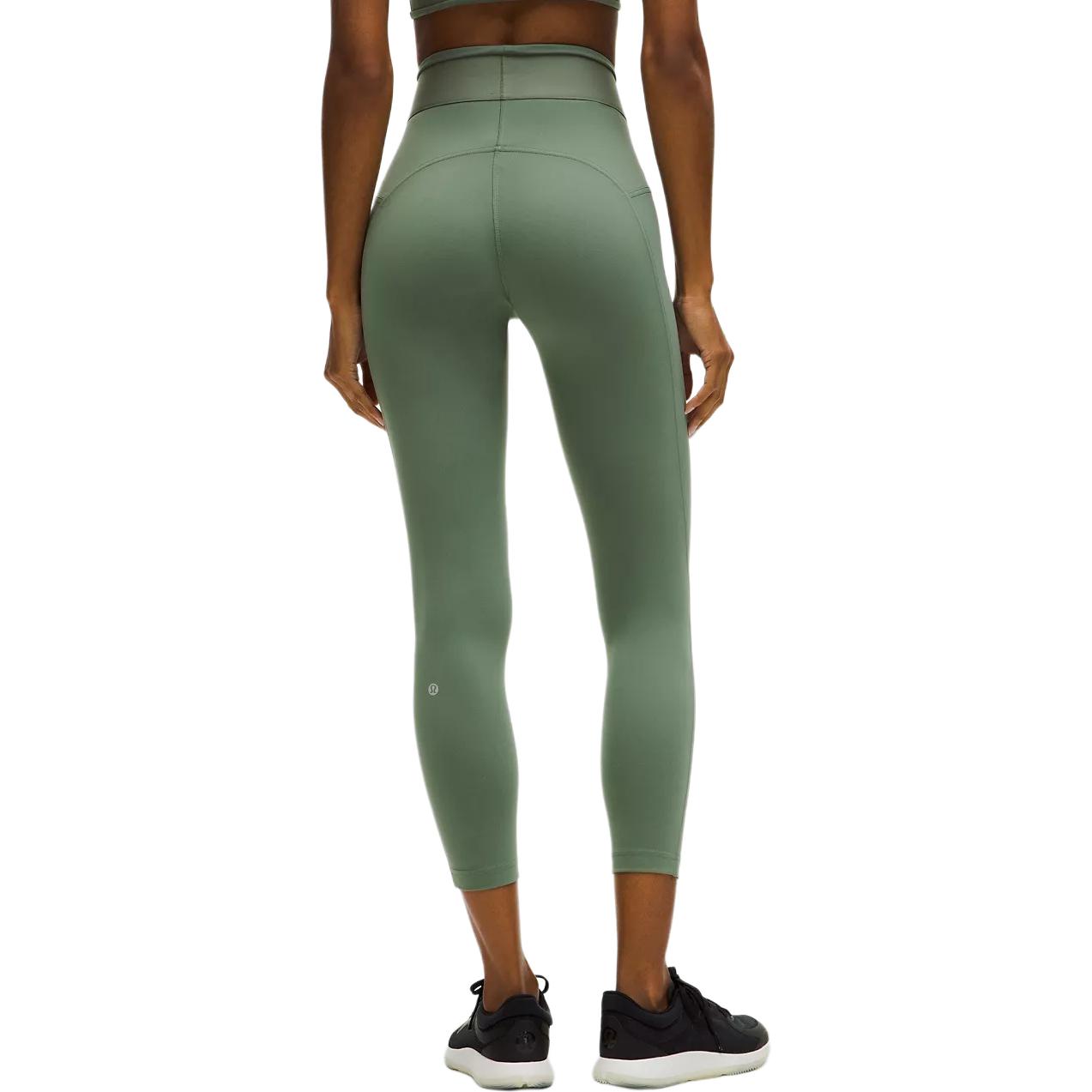 Lululemon License To Train Sports Pants 25′ Women’s Gray Eucalyptus