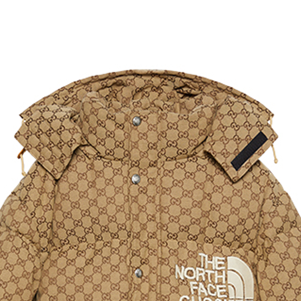 Женская куртка Gucci x /THE NORTH FACE GUCCI x THE NORTH FACE GG (коричневая) — фото 3